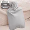 Bolsa de Água Quente Macia Aquecedor de Mãos Tamanho Grande Pelúcia Bolsa de Água Quente Enchível Portátil Bolsa para Enchimento de Água Removível Lavável para Levar na Mão do Estudante
