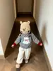 Suéter para Niños 2026 Otoño/Invierno Nuevo Estilo Niña Dibujos Animados Lindo Osito Tejido Ropa de Invierno para Bebé Top Versátil
