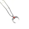 Collar Colgante Ojo del Diablo Cuerno Mitología Antigua Europea y Americana Cadena de Suéter de Venta Caliente Transfronteriza Accesorios de Comercio Exterior Al por Mayor