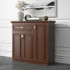 Gabinete de Zapatos de Aleación de Aluminio para Uso Doméstico, Estilo Chino Nuevo con Cajones, Impermeable y a Prueba de Sol, Diseño de Piso, Gabinete de Zapatos de Gran Capacidad, Completamente Ensamblado