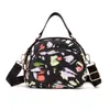 Bolsa de Mão Casual para Compras Leve Repelente à Água Bolsa de Tecido de Nylon Moderna Bolsa Quadrada Pequena Transversal Bolsa de Ombro Feminina Moderna