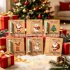 Etiquetas de decoración navideña más vendidas transfronterizas, nuevos colgantes navideños, letreros para puertas, colgantes de clip para dinero navideño