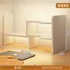 Estante de Livros Prateleira de Armazenamento para Mesa Estação de Trabalho de Mesa Prateleira de Armazenamento para Quarto de Estudante Prateleira de Armazenamento de Canto de Mesa Estante de Livros de Múltiplos Andares