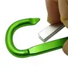 Venta Directa de Fábrica Mayoreo Llavero Cuadrado, Mosquetón de Escalada de Aleación de Aluminio, Gancho Accesorio para Mochila, Clip para Colgar Tres Llaves