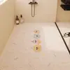 Tapete de Chão para Banheiro de Banho Loja Completa Anel de Seda Vazado Antiderrapante Antiderrapante Tapete para Pés Banheiro Drenagem Impermeável Fácil de Cuidar Tapete para Pés