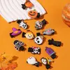 Diadema con Pasador de Calabaza Fantasma de Halloween Transfronterizo para Niños, Pasador de Goma para Bebé Niña, Set de Accesorios para el Cabello Diadema