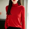 Nuevo Suéter de Punto Pulóver Cuello Alto para Mujer Otoño/Invierno 2026, Suéter Básico de Manga Larga para Mujer, Comercio Exterior Transfronterizo