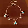 Calabaza de Zirconia Usada Vintage Chapada en Oro de 14K (Encaje/Calado) Pulsera Pulsera de Nuevo Estilo Chino Sentido del Diseño Joyería