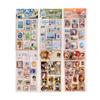 Tinta Mo precortada 3D tridimensional tarjeta dura sticker serie pintura famosa museo material retro pared cuenta manual collage