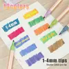 Set de Resaltadores Cambia Color Doble Punta Estudiante DIY Pintura Diversión Trazos Marcadores de Color Clave Venta al por Mayor