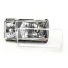 Aplicável ao Santana conjunto de farol de cristal de peça única pusang antigo pusang antigo Farol de cristal plástico