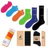 Calcetines Deportivos Transfronterizos Europeos y Americanos con Logo Personalizado, Hechos por Encargo, Calcetines de Pantorrilla Absorbentes de Sudor 100% Algodón para Hombres y Mujeres, Impresión Digital 360