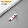Código de ángulo de acero inoxidable engrosado fijo ángulo recto lámina plana en forma de L código de ángulo de 90 grados soporte de estante de partición Accesorios para muebles