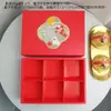 2026 Nuevo Modelo Caja de Embalaje para Pastel de Luna de 6 Piezas 80g 100g 125g Caja para Pastel de Luna de Piel de Hielo y Crema Pastel de Luna Estilo Cantonés Caja para Pastelillo de Yema de Huevo