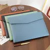 Nuevo Portabilletes con Hebilla Magnética, Maletín de PU para Almacenamiento en Oficina de Negocios, Carpeta para Almacenamiento de Facturas con Logo Impreso Personalizable