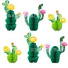 Decoración Creativa de Plantas con Forma de Bola de Panal de Cactus Nuevo Transfronteriza Temporada de Regreso a Clases Suministros para Fiestas Estilo Mexicano Venta al por Mayor