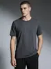 Camiseta de Manga Corta Fina de Exportación para Hombre de Verano, Ropa Fresca de Seda de Hielo de Secado Rápido, Camiseta de Manga Corta de Marca de Moda Popular de Venta Transfronteriza para Hombre