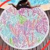 Nueva toalla de playa de microfibra y borlas, toalla de baño, tapete para almuerzo, flamenco, nueva impresión digital 3D de una pieza