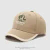 Gorra Infantil Bordada con Letra, Nueva Gorra de Pico Versión Coreana de Otoño, Gorra de Béisbol Versátil de Dibujos Animados Lindos para Niños y Niñas