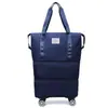 Bolsa de Viaje Grande de Gran Capacidad 2026 con Ruedas Universales para Viajes de Negocios, Preparación para el Parto, Almacenamiento, Impermeable, Separación Húmedo/Seco, Maleta Ampliable