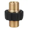 Especial transfronterizo para pistola de agua para lavado de autos de alta presión, manguera de alambre de acero 3/8-M22, conector rápido de cobre vivo 1/2 estándar de EE. UU. rápido