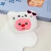 Pingente de castor de pelúcia broche de desenho animado fofo acessórios chaveiro pingente de bolsa cachecol protetores de ouvido acessórios de vestuário atacado
