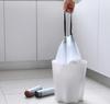 Saco de Lixo Portátil com Cordão Descartável Doméstico Saco Automático com Cordão de Amarração Cozinha Saco de Lixo Espessado