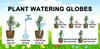 Tamaño M Bola Rayada Bulbos de Riego Automático para Plantas Bolas de Autorriego Dispositivo de Agua Sistema de Riego por Goteo para Plantas de Flores de Jardín