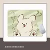 Mouse Pad Filhote de Cachorro Rabiscado tamanho pequeno Escritório Moderno Portátil Mouse Pad Quadrado Espessado Antiderrapante