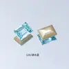 Cristal Dongzhou 8*10 Rocas Medianas Azúcar Cristalizado Pedrería para Uñas Rectangular Ángulo Recto Cubo de Azúcar Fondo Puntiagudo Brillante Vidrio K9 Accesorios para Uñas