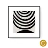 Pintura decorativa abstracta moderna y sencilla en blanco y negro con combinación de colores para sala de estar, sofá, fondo, mural de pared, modelo de habitación, pintura colgante cuadrada.
