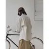 Camisa de rayas de otoño para hombre, estilo coreano moderna casual versátil de manga larga, camisa jacket holgada elegante de moda ins estilo Hong Kong