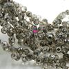 Agujero Horizontal Cristal de Fresa Cristal Facetado Cuentas Sueltas Bombilla de Luz Perlas Destellantes Accesorios para Joyería Hecha a Mano DIY Decoración Colgante para Coche
