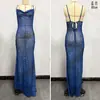 Novo Vestido Longo Amazon Primavera/Verão 2026 com Alças e Costas Abertas, Estampa de Leopardo Sexy e Elegante com Caimento Justo