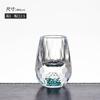 Copa de Vino de Cristal Doméstica de Una Copa Seleccionada Cuidadosamente, Dispensador de Vino Creativo, Copa Pequeña para Vino Blanco, Juego de Lujo Ligero, Juego de Copas de Vino de Diamante