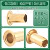 Ojal de Cobre Remache Hueco Hebilla de Ojal Pequeño Ojal Tubular Especial Electrónico Clavo de Ojal de Latón 2/3/4/5/6mm
