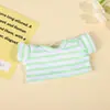 Ropa para muñeca de 10 cm, camiseta de manga corta, chaleco para muñeca, colección de atuendos para muñeca Labubu de 17 cm