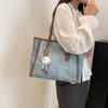 Moda Europeia e Americana Bolsa Grande de Ombro Retrô para Comutadores Femininos 2025 Nova Tendência Elegante Bolsa Tote Casual