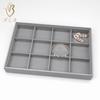 Bandeja para joyas, expositor de joyas, pendientes, collares, almacenamiento de joyas, venta al por mayor, placa de exhibición para múltiples anillos
