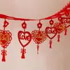 Suprimentos de casamento sala de casamento sala de estar decoração de sala flor de puxar criativo nova casa conjunto de layout de casamento conjunto completo de casamento de personagens felizes
