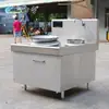 Equipo de Cocina Comercial Fangning Cocina de Inducción de Alta Potencia 15KW Ojos Cocina Pequeña Restaurante Doble Fuego Cocina de Inducción Cóncava