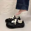 Novo estilo 2026 dos sapatos do Forrest Gump: Tênis plataforma estilo coreano, casual, versátil e moderno, com cadarços, perfeito para estudantes