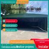 Grande armazém galpão elétrico mercado noturno retrátil dobrável tenda móvel push-pull toldo ao ar livre shrink toldo