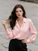 Comercio Exterior Europeo y Americano Transfronterizo Camisas de Manga Larga para Mujer, Elegantes y Versátiles, Ropa Profesional Holgada para Mujer al por Mayor, Estilo Delgado de Gama Alta para Mujer