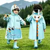 Capa de Chuva Infantil Jardim de Infância Desenho Animado Fofo Novo Estilo Meninos Meninas Escola Primária Deslocamento Especial Impermeável Capa de Chuva para Exterior