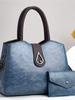 Bolso de mano de moda para mujer de mediana edad, informal, de alta gama, sencillo, de hombro, bandolera de gran capacidad
