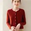 Cárdigan de Punto de Cachemira para Mujer de Manga Larga Holgado Abrigo Suéter Cómodo Versátil Suave Agradable a la Piel Grueso Suave Estilo