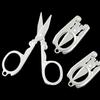 Tijeras Plegables de Acero Inoxidable Viaje Tijeras Pequeñas Estudiante Escuela Tijeras Plegables Mini Hecho a Mano Portátil Pesca