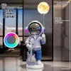 Altavoz Bluetooth Colorido Adorno de Astronauta de Pie Artículo de Decoración Grande para el Hogar Figura de Spaceman Regalo de Inauguración de Casa