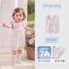 [Preço de Liquidação] Macacão Bebê Recém-Nascido Algodão Puro Manga Bufante Estampado Floral 2026 Novo Modelo Macacão de Uma Peça para Bebê